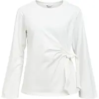 Object Objgima Kaija L/S Re Tie T-Shirt 146 - White - L