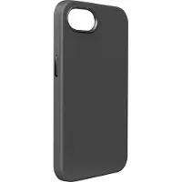 Puro Liquid Silicon Cover "ICON MAG PRO" with Magsafe, metal buttons and camera ring for iPhone 16E, black