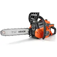 Vevor -bensiinikäyttöinen moottorisaha 355,6 mm 40CC 1,15 kW 2-tahtimoottorilla, puunkaatoon, puiden karsintaan ja maanraivaukseen, kaasulla synkronoitu rikastin, sähkömoottorisaha luistamattomalla kah