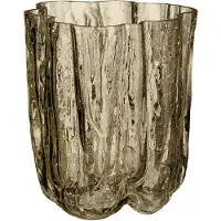 Kosta Boda Crackle maljakko 12,1 cm taupe