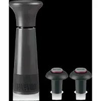 INNOVINE Vacuum Pump Wine Saver In Graphite By - Grey - ONE SIZE