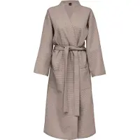 Hoie Vega Waffle Bath Robe - Beige - S/M