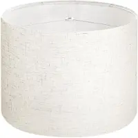 OEM -rumpulampunvarjostin, ylhäällä 33 cm x alhaalla 33 cm x korkealla 25 cm, keskikorkea rumpupellavainen lampunvarjostin, vaihtovarjostin pöytävalaisimiin, lattiavalaisimiin, riippuvalaisimiin, hel