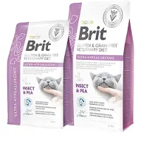 Brit GF Veterinary Diets Cat Ultra - Hypoallergenic kuivaruoka kissoille, joilla on ruoka-intoleranssi, 5 kg