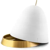 Klong Gömma Big White Ø30xH29 cm Alumiini Messinki