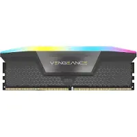 Corsair VENGEANCE RGB 32 Gt (2 x 16 Gt) DDR5 6000 MHz, CL38 -muisti, harmaa (XMP/EXPO)