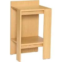 Hubsch Merge Bedside Table Natural - 42X37X70CM