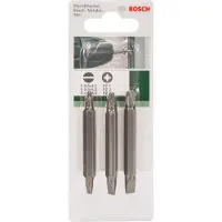 Bosch Kaksipuolinen ruuvinvääntimen terä 2609255958; S0,6x4,5-PZ1; S0,8x5,5-PZ2; S1,2x6,5-PZ3; 1/4''; 60 mm; 3 kpl.