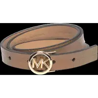 Michael Kors Accessories 18Mm Logo Skinny Belt - Beige - M
