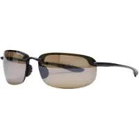 Maui jim Ho'okipa -aurinkolasit, kiiltävä musta, HCL Bronze