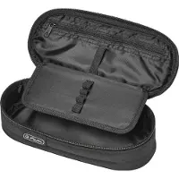 Herlitz Etui, Pehmeä lyijykynäkotelo, Polyesteri, Musta, Yksivärinen, Vetoketju, 90 mm (11415924)