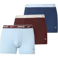 Nike Underwear Bokserishortsit 'Everyday' vaaleansininen / tummansininen / burgundin punainen / valkoinen