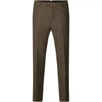 Selected Reed Wool Slim Fit Puvunhousut