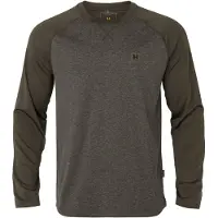 Härkila Kodiak CleverWool L/S T-shirt Men Dark Hunting Green 3XL