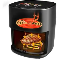 Cecotec Cecofry & Grill Duoheat 6500, 6,5 l, 2200 W, airfryer, musta