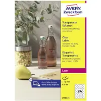 Avery-Zweckform Crystal clear labels (-20oC to +80oC)