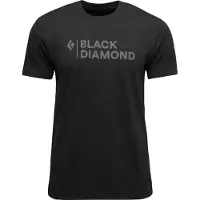 Black Diamond Men's Mini Stacked Short Sleeve Tee Black Lyhythihaiset topit L