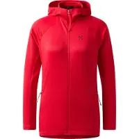 Haglöfs Women's Korp Mid Hood Bright Red Välikerrastopit XS