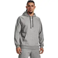 Under Armour Men's UA Rival Fleece Hoodie Castlerock Light Heather Pitkähihaiset topit L
