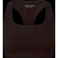 Björn Borg Studio Ribbed Racerback Bra - Brown - S
