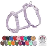 Trixie Premium H-harness XS-S: 30-44 cm/10 mm graphite