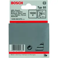 Bosch Niitit ; 6x19 mm; 1000 vnt.; tipas 55; teräs