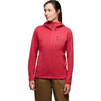 Black Diamond W Diverge Fz Hoody Mineral Red - M