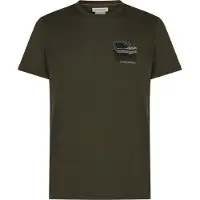 Icebreaker Men's Merino 150 Tech Lite Ss Tee Evolving Lay Dk Loden Lyhythihaiset topit M