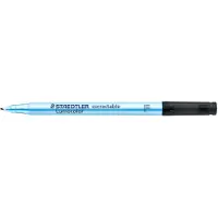 Staedtler OHP pen Lumocolor correctable 10 pcs F bla