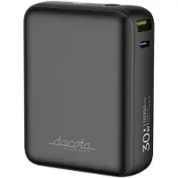 Dacota Platinum AM10 30 W -varavirtalähde 10 000 mAh, musta