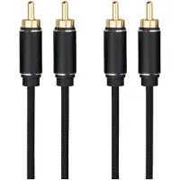Dacota Platinum RCA stereokaapeli uros-uros 3M, musta