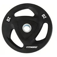 FitNord Levypaino 20 kg, Tri Grip Black