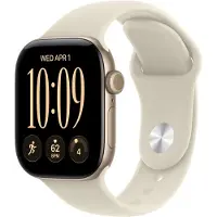 Apple Watch Series 12 GPS + Cellular 42 mm vaalea kulta alumiini, hiekanvärinen Urheiluranneke - M/L