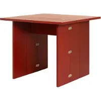 Design House Stockholm Flip Table Xs - Red - Ruokapöydät & Baaripöydät Tammiviilu Punainen - 2760-4000