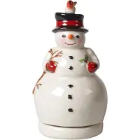Villeroy & Boch Nostalgic Melody soitin lumiukko Valkoinen