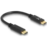 DeLOCK – USB Type-C Charging Cable 15 cm PD 5 A with E-Marker (85356)