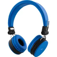 STREETZ BT-kuulokemikrofoni, kokoon taittuva, on-ear, 3,5mm, sininen