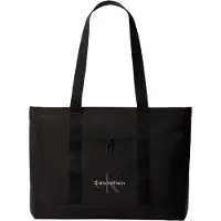 Calvin Klein Ostoskassi 'BOLD' musta / valkoinen