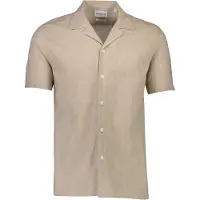 Lindbergh Casual Linen Blend Resort S/S - Beige - XXL