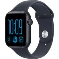 Apple Watch SE 3 GPS + Cellular 44 mm keskiyönsininen alumiinikuori ja musteensininen urheiluranneke - M/L