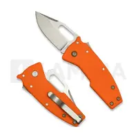 Demko Knives Nano Shark AUS10A Clip Point Orange kääntöveitsi