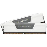 Corsair VENGEANCE 32 Gt (2 x 16 Gt) DDR5 6000 MHz, CL38 -muisti, valkoinen (EXPO/XMP)