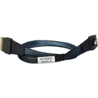 Icy Dock – SlimSAS SFF-8654 8i to SlimSAS SFF-8654 8i Cable, PCIe 4.0, 0.5M (MB406L-B)