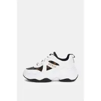 GUESS for woman. FLFHACFAL12 White Hacha sneakers (37), 3 to 5 cm, Laces, Casual