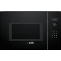 Bosch BEL554MB0 Series 6 Kalusteisiin sijoitettava yhdistelmämikroaaltouuni, 25 L, 900 W, musta/ruostumaton teräs