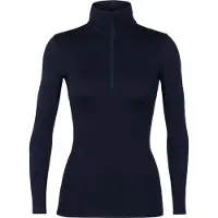 Icebreaker Women's 260 Tech Longsleeve Half Zip Midnight Navy Aluskerrastopaidat L