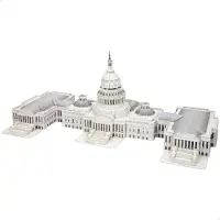 Colorbaby 3d Capitol Puzzle 126 Pieces Harmaa