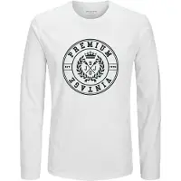 Jack & Jones Junior Paita 'JPRBLUZANDER' musta / valkoinen