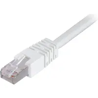Deltaco Cat6 F/UTP RJ45 7m -verkkokaapeli, valkoinen
