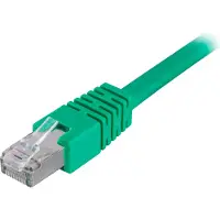 Deltaco STP-6 F/UTP Cat6 vihreä verkkokaapeli
